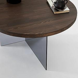 Masuta de cafea, reviste Trendy Serenity Nuc (Maro)/Gri inchis