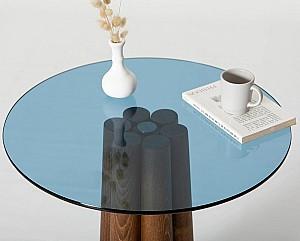 Masuta de cafea, reviste Trendy Thales Nuc (Maro)/Albastru