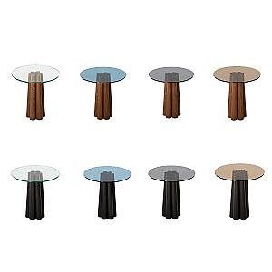 Masuta de cafea, reviste Trendy Thales Bronz/Nuc (Maro)
