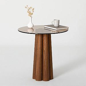 Masuta de cafea, reviste Trendy Thales Bronz/Nuc (Maro)