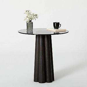 Masuta de cafea, reviste Trendy Thales Negru/Gri inchis