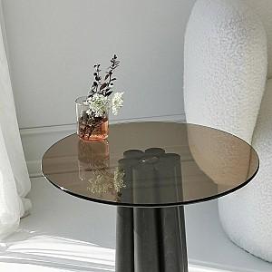 Masuta de cafea, reviste Trendy Thales Negru/Bronz