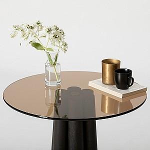 Masuta de cafea, reviste Trendy Thales Negru/Bronz