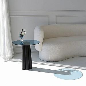 Masuta de cafea, reviste Trendy Thales Negru/Albastru