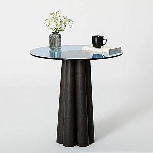 Masuta de cafea, reviste Trendy Thales Negru/Albastru
