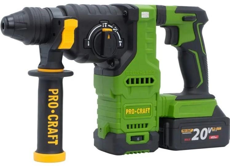 Ciocan rotopercutor ProCraft PHA30 (cu 2 baterii și încărcător)