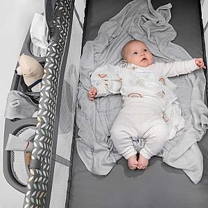 Plapuma Lionelo Bamboo Swaddle Grey Stone