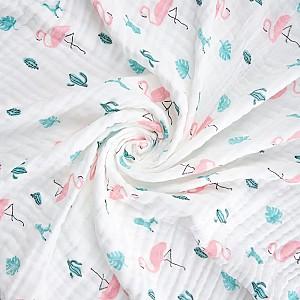 Plapuma Akuku Muselin Flamingos