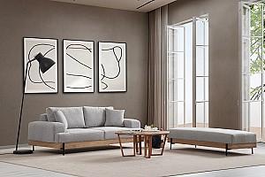 Bancheta Trendy Eti Oak Gri