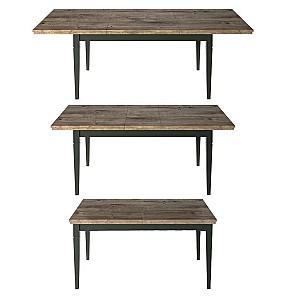 Masa Helvetia Evora №92 (Green/Lefkas Oak)