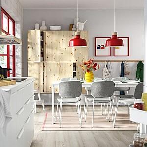 Masa IKEA Vihals 120/180x74 (Alb)