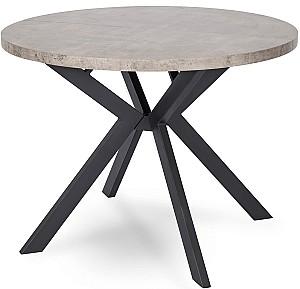 Masa Mebel Elite Lukas 250 Beton (Gri)/Negru