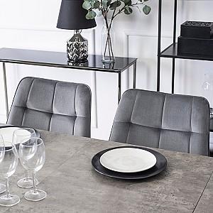 Masa Mebel Elite Lukas 250 Beton (Gri)/Negru
