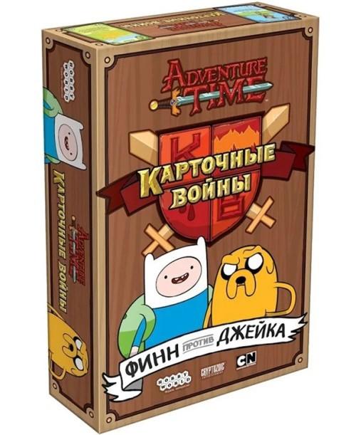 Joc de masa Hobby World Timpul aventurilor. Războinicii cărților: Finn împotriva lui Jake (1618)