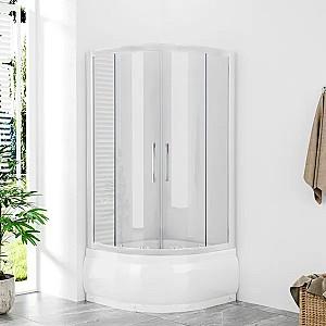Cabina de dus VLM BE1015/100GC Matt 4mm 100x100x195