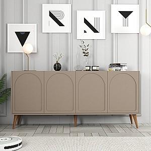 Comoda Trendy Lyon 81 Atlas (Bej)/Nuc (Maro)