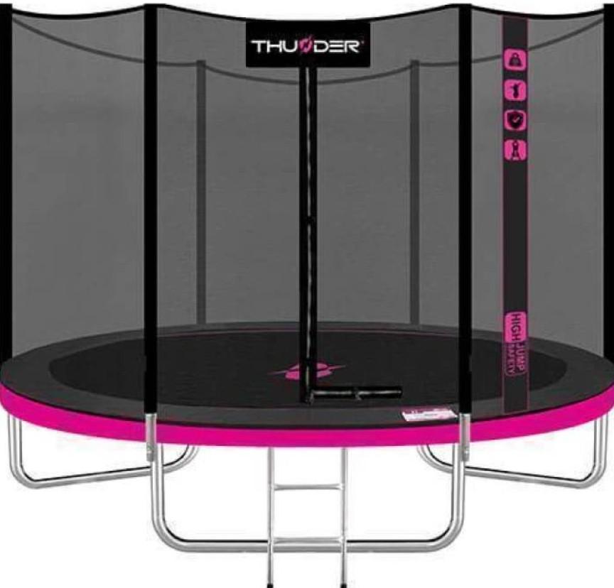 Trambulina Thunder Pro 312cm plasă externă  Pink