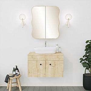 Dulap de baie Trendy Day Dream Stejar (Bej)