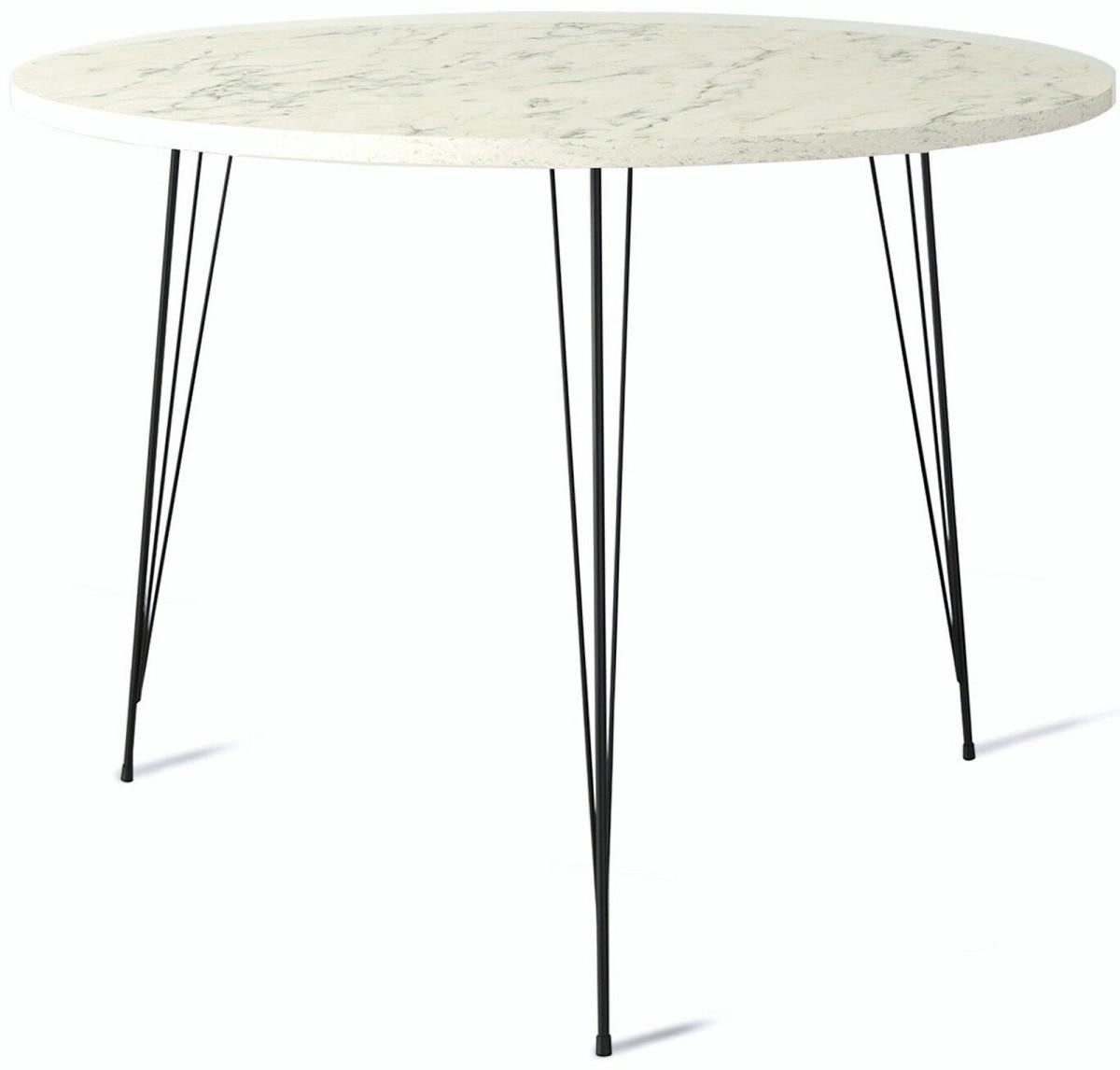 Masa Trendy Sandalf Negru/Alb