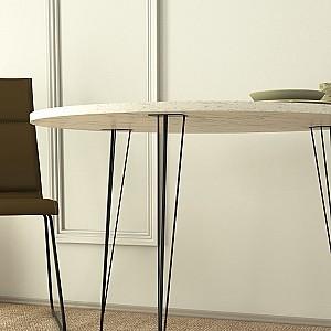 Masa Trendy Sandalf Negru/Alb