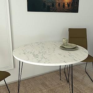 Masa Trendy Sandalf Negru/Alb