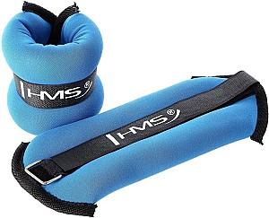 Greutate pentru fitness HMS OB04 2x1kg (Blue/Black)