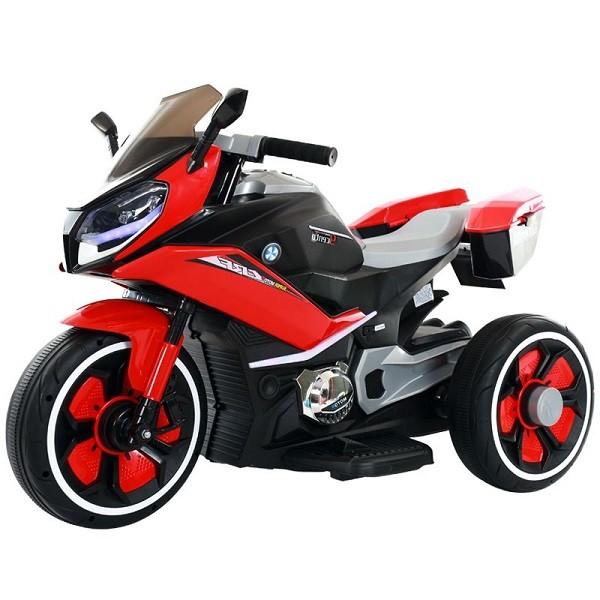 Tricicleta electrica copii Essa Toys Motocicletă (Rosie)