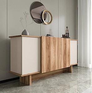 Masa consola Trendy Diana Nisip (Bej)/Nuc (Maro)