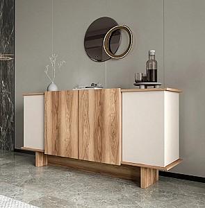 Masa consola Trendy Diana Nisip (Bej)/Nuc (Maro)