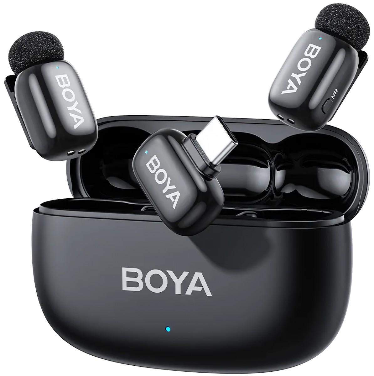 Microfon fara fir Boya Mini 2-02 Type-C Black