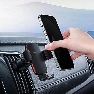 Suport auto pentru telefon Baseus Metal Age II Gravity Black