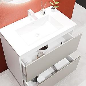 Dulap sub lavoar Bayro Wings Light Grey 800