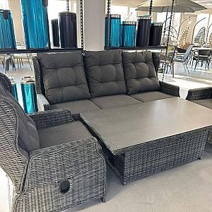 Set mobila de gradina Hola LUX Antracit