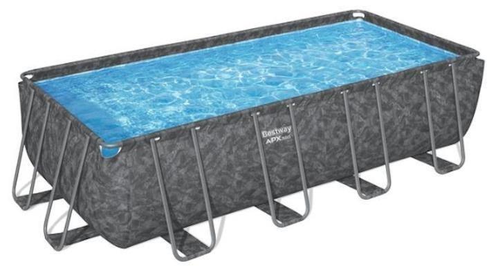 Piscina cu carcasa BESTWAY 561KABW Dark Gray