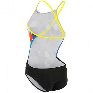 Costum de baie femeie Aqualung Cedonia Black Yellow 36