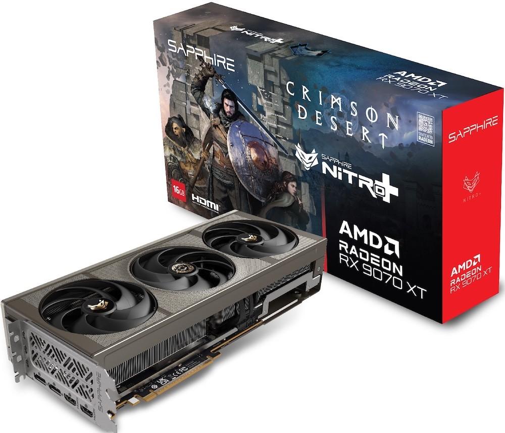 Placa video Sapphire NITRO+ Radeon RX 9070 XT Crimson Desert 16GB