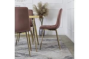 Scaun Mebel Elite York Roz/Auriu