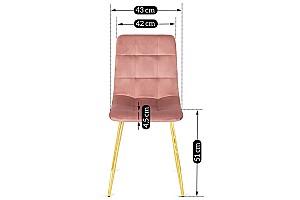 Scaun Mebel Elite York Roz/Auriu