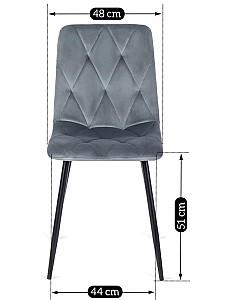 Scaun Mebel Elite Robin Gri/Negru