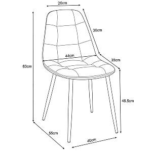 Scaun Akord SJ.1 Negru