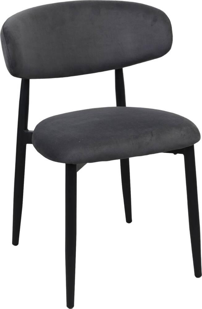 Scaun DP Meridian (catifea) Gri (HLR21) / Negru