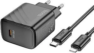 Incarcator telefon HOCO CS22A Value single port PD30W charger set (C to iP) (EU)