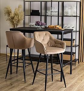Scaun Mebel Elite Salem Bej/Negru