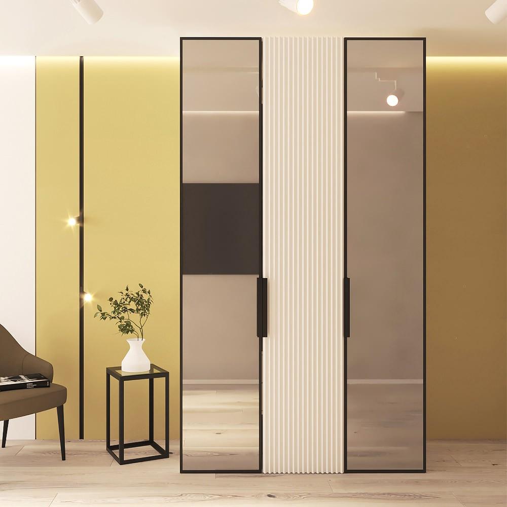 Dulap Bayro Modena 135x240x53 cm Alb
