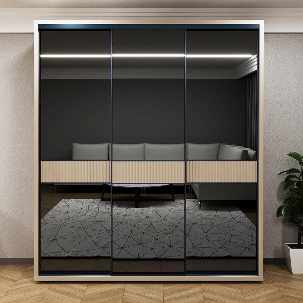 Dulap-cupe Bayro Murano 200x230x60 Piatra Gri