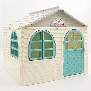 Casuta de joaca Doloni 02550/5 White/Turquoise