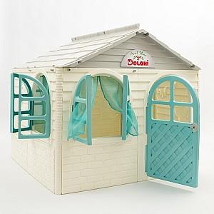 Casuta de joaca Doloni 02550/5 White/Turquoise