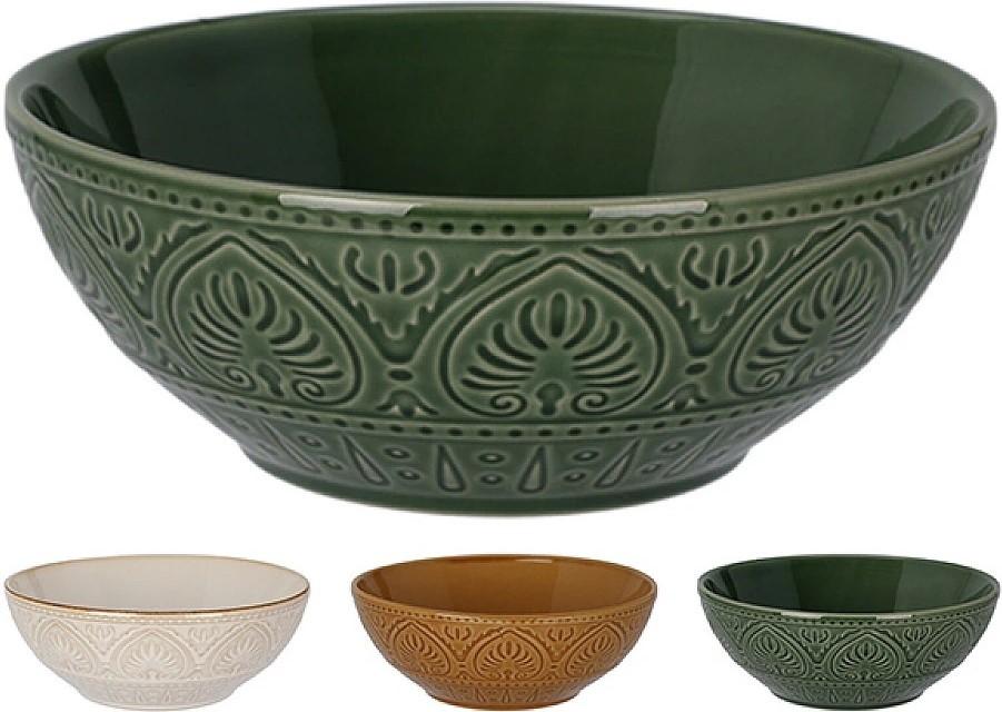 Bol Siaki Embossed Leaves (55059)