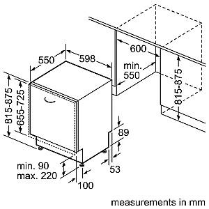 Masina de spalat vase incorporabilă SIEMENS SN87TX00CE