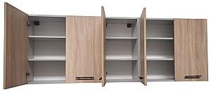 Set mobila bucatarie Alcantara 2 m Gri Deschis / Gri Inchis